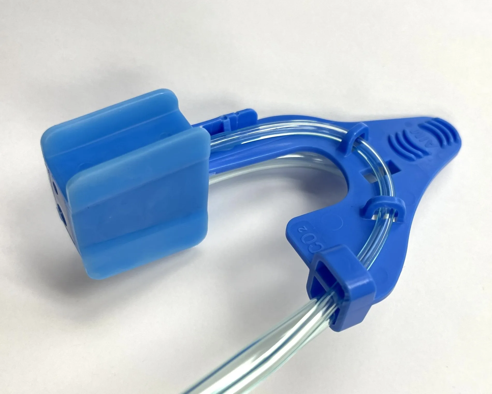 AIM device side detail view of CO2 side